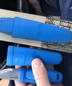 Morakniv Eldris Fixed-Blade Pocket-Sized Knife with Sandvik Stainless Steel Blade and Plastic Sheath 2.2-Inch. Green 53 81R3hWRESDL