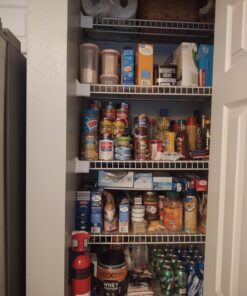 BRIAN & DANY Wire Shelf Liner 18" X 36", Heavy Duty Shelf Liners for Wire Shelving, Waterproof Protector Mats, Set of 5, Transparent 18"x 36" 17 81R5JGDBl9L