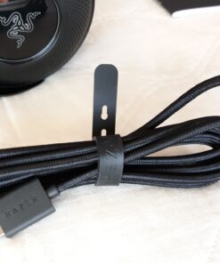 Razer Kraken V3 HyperSense Wired USB Gaming Headset w/Haptic Technology: Triforce Titanium 50mm Drivers - THX Spatial Audio - Hybrid Fabric & Leatherette Memory Foam Cushions - Detachable Mic 97 81R77bCn7WL