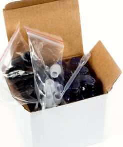 Vivaplex, 6, Cobalt Blue, 10 ml Glass Roll-on Bottles with Stainless Steel Roller Balls - .5 ml Dropper Included 33 81R7DYkGSPL