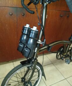 USHAKE Water Bottle Cages, Basic MTB Bike Bicycle Alloy Aluminum Lightweight Water Bottle Holder Cages Brackets(2 Pack- Drilled Holes Required) Black 37 81R80ZsgKIL