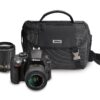Nikon D3300 DX-format DSLR Kit w/ 18-55mm DX VR II & 55-200mm DX VR II Zoom Lenses and Case (Black) 45 81R8KkVUF9L