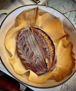 Sourdough Bread Proofing Baskets and Baking Supplies, A Complete Bread Making Kit Including Two 10" Oval Bannetons, Bread Lame, Danish Whisk, Bowl & Dough Scrapers, and Linen Liners 10" Oval (2x) 18 81R94ipf4nL