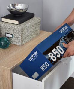 Brother Genuine High Yield Toner Cartridge, TN850, Replacement Black Toner, Page Yield Up to 8, 000 Pages, Amazon Dash Replenishment Cartridge 14 81R9DVm3wbL