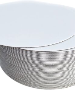 Carefree Cake Rounds Cardboard Base Grease Proof 4 & 6 inch / 50-6 inch, 50-4 inch (100 pcs total) 10 81RB LpJnL