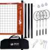 Park & Sun Sports Portable Outdoor Badminton Net System with Carrying Bag and Accessories: Sport Series 3 81RBg6ustL