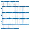 24" x 36" SwiftGlimpse 2024 Wall Calendar Erasable Large Wet & Dry Erase Laminated 12 Month Annual Yearly Wall Planner, Reversible, Horizontal/Vertical, Navy 11 81RC3gj4SJL