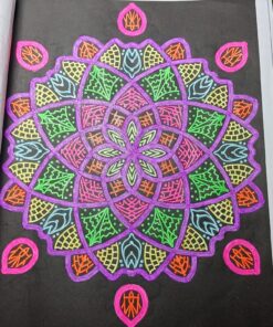 Glowing Mandalas: Coloring Book for Adults Paperback 49 81RCDkIn5PL