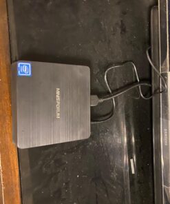 MINISFORUM N40 Mini PC Fanless Silent Desktop Computer 4GB RAM, 64GB eMMC Micro PC, Celeron N4020 up to 2.8GHz, 1000M LAN, HDMI&VGA, Support Auto Power On Mini Computer N40(4+64) 57 81RCwCb371L