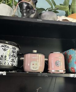 Crock Pot 4.5 Quart Manual Slow Cooker, Damask Pattern, White 15 81RCzn2GL L