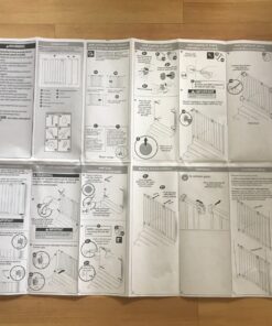 Summer Infant Multi-Use Decorative Extra Tall Safety Pet and Baby Gate,28.5'-48' Wide, 36' Tall,Pressure or Hardware Mounted, Install on Wall or Banister in Doorway or Stairway,Auto Close Door -Beige 36" Tall, 28.5 - 48.0" Wide Beige 63 81REZbt49VL