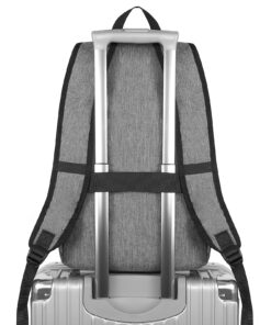 Mancro Laptop Backpack for Travel, Anti-theft Laptop Backpack for Men Business Backpack Work Daypack with USB Charging Port, Grey 15.6 inch 36 81RF3Ofz7vL