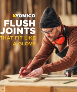 YONICO Tongue and Groove Router Bits Set for 3/4-Inch Stock 1/2-Inch Cutting Depth 1/4-Inch Tongue 2 Bit 1/2-Inch Shank 15221 Up to 3/4" Stock - 1/2" Depth - 1/2" Shank 22 81RFNDyj1jL