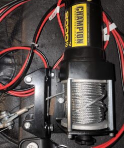 Champion Power Equipment-12003 ATV/UTV Winch Kit, 2000-lb. 2000 lb + ATV/UTV + Roller 59 81RGwY8yyL