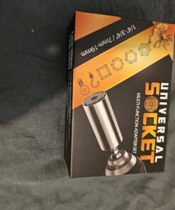 Super Universal Socket Tools Gifts for Men - Christmas Stocking Stuffers for Men Grip Socket Set with Power Drill Adapter Cool Stuff Ideas Gadgets for Men Birthday Gifts for Dad Women Husband (7-19mm) A-Universal Socket(Silver) 35 81RGyMY2SL