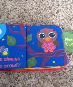 Lamaze Peek-A-Boo Forest Soft Baby Book - Clip-On Cloth Book - Washable Crinkling Fabric Pages for Sensory Play - Teething and Learning Toys for Babies - 6 Months and Up 69 81RGyT QRL