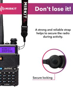 Mirkit Ham Radio Baofeng UV-5R MK4 8 Watt Max Power 2023 Two Way Radio VHF/UHF 144-148/420-450 mhz with 1800 mAh Baofeng Battery, Mirkit Software & Lanyard for Your Baofeng Radio Walkie Talkie 1 X 16 81RH538B45L 2