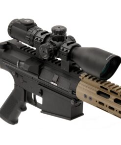 UTG 3-12X44 30mm Compact Scope, AO, 36-color Mil-dot, Rings , Black 28 81RH5f2cH5S