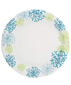 Glad Round Disposable Paper Plates for All Occasions | New & Improved Quality | Soak/ Cut Proof, Microwaveable Heavy Duty | 10" Diameter, 50 Count Bulk Plates 50 Count (Pack of 1) 12 81RHIdtTiwL