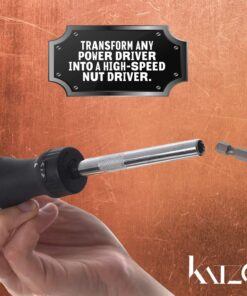 Katzco Magnetic Bit Holder Extensions - 3 Piece Set - 2, 4, and 6 Inch - for Drills, Socket Adapters, Automotive Maintenance, Shops, Mechanics, Household Use, DIY, Repair Work, and More 13 81RHmqdgrbL