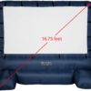 Gemmy 39127-32 - Airblown - Movie Screen - 120"x70" Widescreen Deluxe w/Storage Bag - Blue Outdoor Inflatable Deluxe Movie Screen 42 81RHwy5zPYL