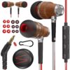 Symphonized Wired Ear buds with Microphone — 90% Noise Cancelling In Ear Headphones Wired, Ear Buds Wired, Earbuds for Computer, Android & PC — Corded Earbuds, Plug In Earphones with Mic (3.5mm Jack) Red 51 81RICwsX 7L