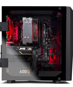 Skytech Gaming Blaze II Gaming PC Desktop – Intel Core i3 10105F 3.7 GHz, GTX 1650, 500GB SSD, 16G DDR4 3200, 600W Gold PSU, AC Wi-Fi, Windows 10 Home 64-bit 10105F | 1650 10 81RIG7OBQL