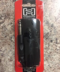 Hosa YPP-118 1/4" TRS to Dual 1/4" TRSF Y Cable 10 81RILadODsL