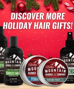 Rocky Mountain Barber Company Hair Paste for Men - Hair Styling Paste with Pliable Light-Firm Hold for All Hair Styles, Shine-Free Matte Finish - Easy to Wash Out, 2 oz 16 81RKZfWEgiL