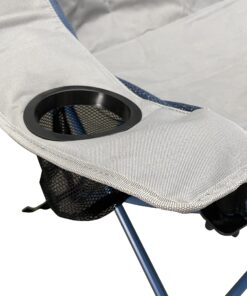 OmniCore Designs Heavy Duty Oversized Outdoor Folding Loveseat Camp Chair Collection (Single, Double & Triple Seating Capacity) Double / InLay Cup Holder 9 81RKc83MrqL