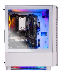 Skytech Gaming Archangel Gaming PC Desktop – AMD Ryzen 5 3600 3.6 GHz, NVIDIA RTX 3050, 500GB NVME SSD, 8GB DDR4 RAM 3200, 600W Gold PSU, 11AC Wi-Fi, Windows 11 Home 64-bit 3600 | 3050 | Arch4 24 81RKxdedpuL