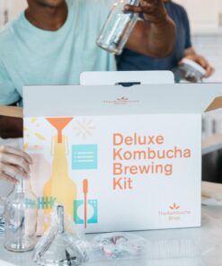 Alternative view of Deluxe Organic Kombucha Starter Kit - Six Swing Top Bottles, Stainless Steel Funnel, Custom Bottle Brush & Our Original Brewing Kit Deluxe