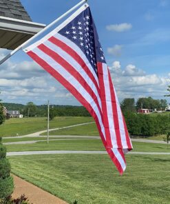 Grace Alley Flag Pole: 6 Foot Tangle Free Spinning Flag Pole. Residential or Commercial Flag Pole. Wind Resistant/Rust Free. (White) White 33 81RMOt2omlL