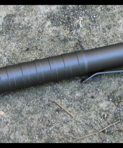 BOKER PLUS K.I.D. Caliber 50 Tactical Pen - Refillable Grey Aluminum 23 81RNvMgu06L