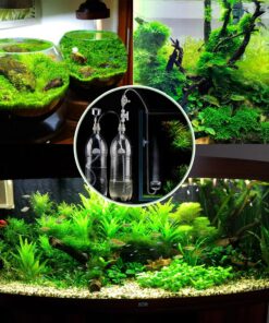 DIY CO2 Generator System Kit with Pressure Gauge Air Flow Adjustment Valve - Pressurized CO2 Kit for Aquarium Plants Tube Valve for Bottle - CO2 Regulator Aquarium for CO2 Diffuser - Grow System 35 81RP7oHeZNL