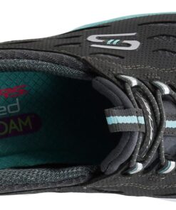 Skechers Sport Women's Gratis Bungee Fashion Sneaker 6 Charcoal/Aqua 11 81RQ0P2cWJL