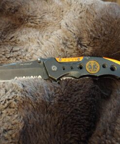 TAC-FORCE Spring Assisted Opening EMT EMS ORANGE Rescue Folding Pocket Knife 33 81RQ7xOEl1L