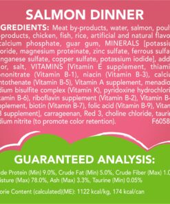 Purina Friskies Wet Cat Food Pate - 5.5 oz. Can Salmon Dinner 5.5 Ounce (Pack of 24) 26 81RRRVulnL