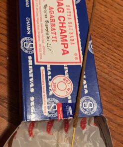 Satya Sai Baba Nag Champa Agarbatti, 250gms Hand Rolled Fine Quality Incense Sticks for Purification, Relaxation, Positivity, Yoga, Meditation 38 81RSIhRoO6L