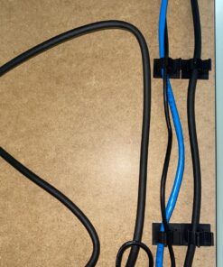 25 Pcs Black Adhesive Backed Nylon Wire Adjustable Cable Clips Clamps 8 81RTGBZ4l3L