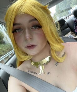 MapofBeauty 40" 100cm Anime Costume Long Straight Cosplay Wig Party Wig (Blonde) Blonde 43 81RTUfQPLYL