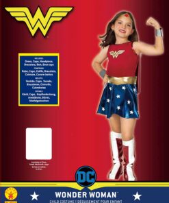 Super DC Heroes Wonder Woman Child's Costume Medium As Shown Standard Packaging 22 81RVhTwjRQL