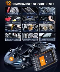 FOXWELL NT726 All System OBD2 Scanner Diagnostic Tool with 12 Services Automotive Diagnostic Code Reader Scan Tool with Oil/EPB/BMS/SAS/TPMS/ABS Bleeding/Injector Coding/Throttle Reset/Air Suspension 17 81RWbBbPOhL