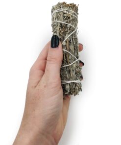 Blue Sage Smudge Sticks - Natural Incense Sticks for Cleansing Negative Energy, Meditation Accessories, Spiritual Gifts, Aromatherapy (Pack of 3) Blue Sage 3 Pack 10 81RZb4B7pTL