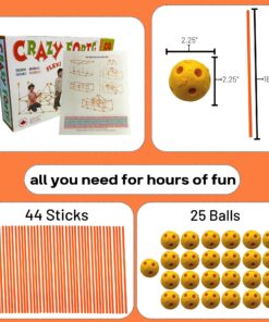 Crazy Forts – Fort Building Kit for Kids – Indoor Creative STEM Building Construction Toy – Durable and Portable kit to Encourage Team Building Skills and Creative Thinking– 69 Pieces Flexi 7 81RZwv5u9kL