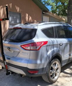 ECOTRIC Truck Bed Extender Pickup Truck Bed Hitch Mount Extension Rack SUV Lumber Ladder Canoe Boat Kayak Long Pipes w/Flag 750lbs Capacity 45 81RbRlu2UJL