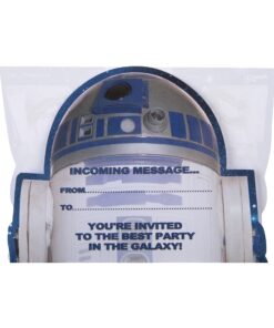 Hallmark Birthday Party Invites - Pack of 20 Star Wars R2-D2 Design 21 x 14.7 cm 11 81RcfiSTnvL