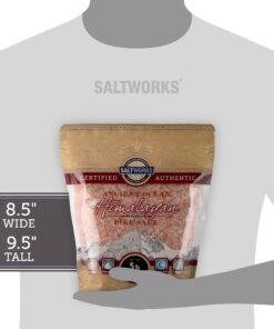 SaltWorks Ancient Ocean Himalayan Pink Salt, Coarse Grain, 5 Pound Bag 5 Pound (Pack of 1) 24 81RdqYBCBhL