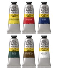 Winsor & Newton Galeria Acrylic Paint, 6 x 60ml (2--oz) Tube Paint Set 6 x 60ml (2-oz) 10 81Re0iV8FRL