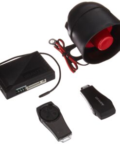 Unknown Gravity Car Alarm & Keyless Entry System w/Internal Shock Sensor G1SX, Black